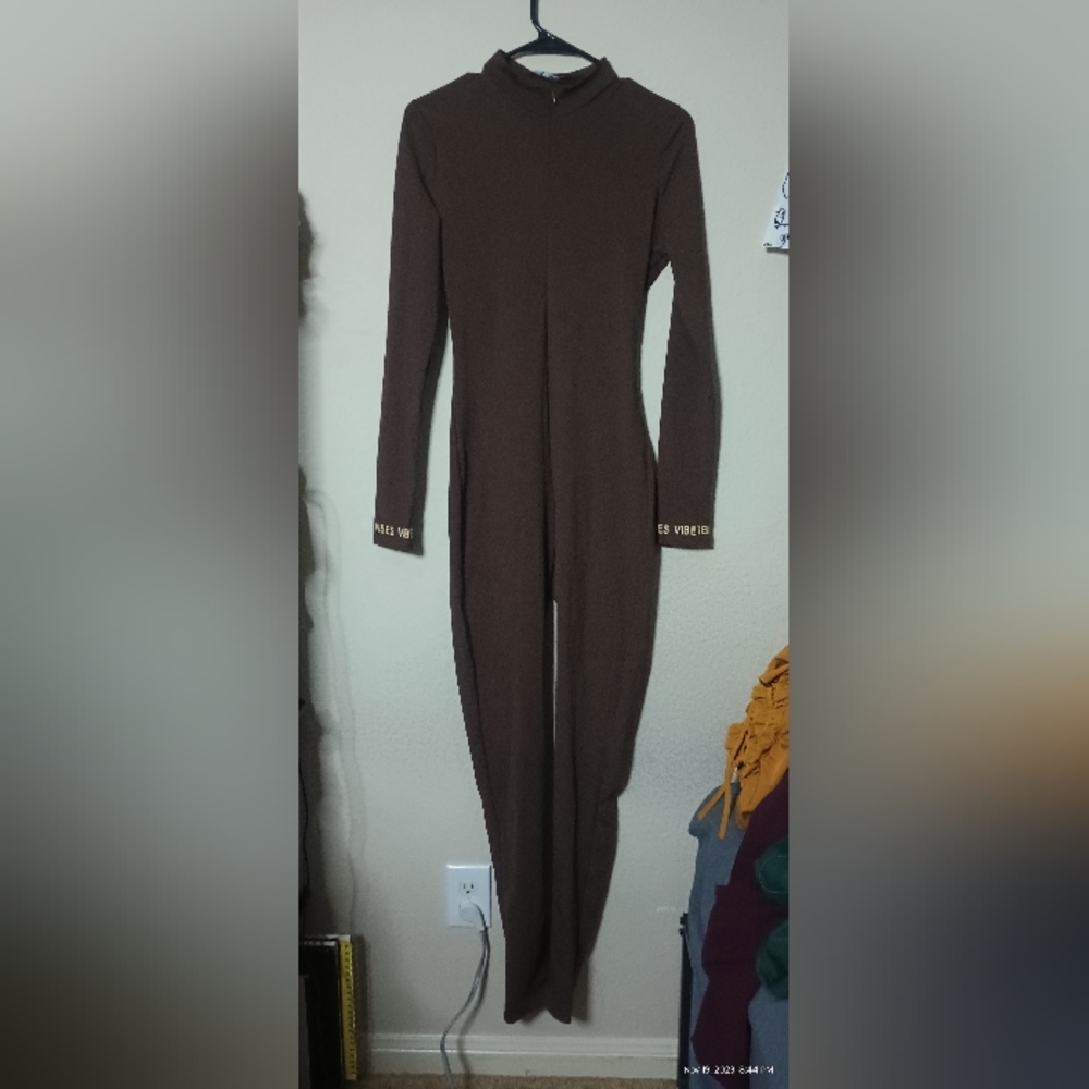 The Best Vibe Jumpsuit - Brown